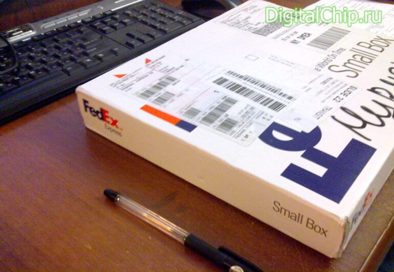 Большая коробка от Fedex (с LaunchPad 430)