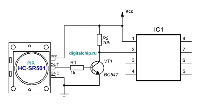 Hc sr501 схема